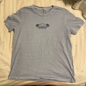 Blue vans graphic tee
